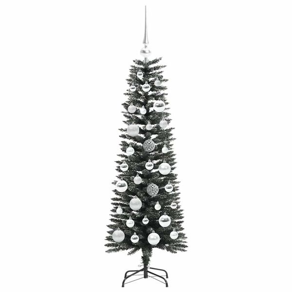 vidaXL Albero di Natale artificiale con 150 LED Verde 120 cm