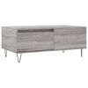 vidaXL Tavolino Salotto Grigio Sonoma 90x50x36,5 cm Legno Multistrato