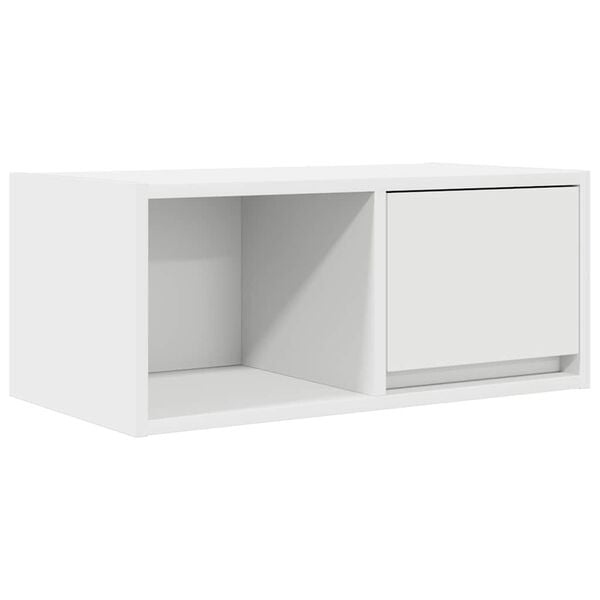 vidaXL Mobile Porta TV Bianco 60x31x25,5 cm in Legno Multistrato