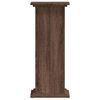 vidaXL Supporto per Piante Rovere Marrone 33x33x80cm Legno Multistrato