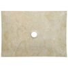 vidaXL Lavandino 50x35x12 cm in Marmo Crema