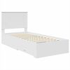 vidaXL Struttura del letto Bianco 90 x 190 cm Legno multistrato