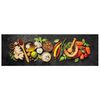 vidaXL Tappeto da Cucina Lavabile Spezie 60x180 cm Velluto