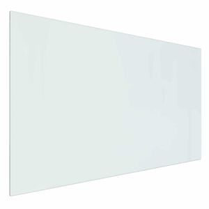 vidaXL Piastra in vetro per camino Trasparente 100 x 60 cm Vetro