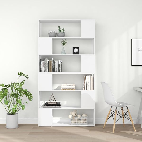 vidaXL Libreria/Divisorio Stanza Bianco 100x24x188 cm