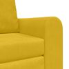 vidaXL Divano letto Giallo 98 x 71 x 83 cm Velluto
