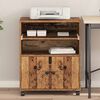 vidaXL Supporto per Stampante Legno vecchio 60 x 48 x 74 cm