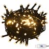 vidaXL Set Natale con 60 Palline Punta e 150 Luci LED Oro e Bronzo