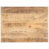 vidaXL Piano Tavolo in Legno Massello di Mango 25-27 mm 90x70 cm