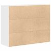 vidaXL Credenza Bianca 88x30x70 cm in Legno Multistrato