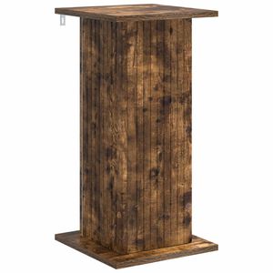 vidaXL Supporto per piante Rovere Fumo 30,5 x 30 x 60,5 cm