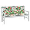 vidaXL Cuscini Panca da Giardino 2pz Multicolore 150x50x7cm in Tessuto