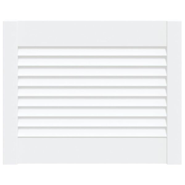 vidaXL Anta a Lamelle Bianca 39,5x49,4 cm in Legno di Pino