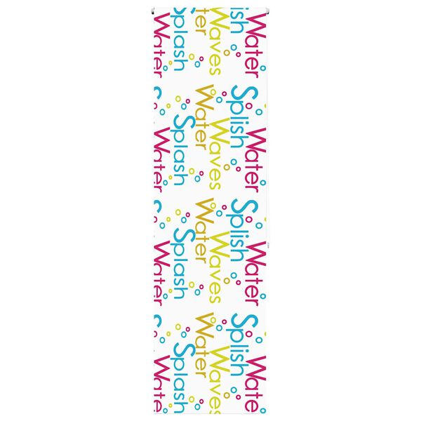 vidaXL Tenda a Rullo Doccia 80x240 cm Larghezza Tessuto 76 cm