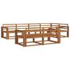 vidaXL Set di divani da esterno 7 pcs Naturale