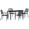 vidaXL Set da Pranzo per Giardino 5 pcs Antracite