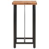 vidaXL Tavolino da Bar 55x55x107cm in Legno Massello di Acacia e Ferro