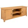 vidaXL Mobile TV 110x35x44 cm in Massello di Rovere