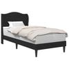 vidaXL Struttura del letto con testiera Nero 90 x 200 cm Velluto