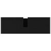 vidaXL Mobile da Bagno Rovere Nero 90 x 30 x 60 cm Legno multistrato