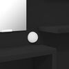 vidaXL Tavoli da Trucco per Camera da Letto Nero 80 x 39,6 x 135 cm