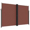 vidaXL Tenda da Sole Laterale Retrattile Marrone 220x1000 cm