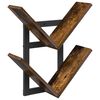 vidaXL Mensola a muro flottante Rovere Fumo 43 x 15 x 47 cm