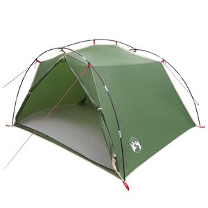 vidaXL Tenda a tunnel 4 persona Verde