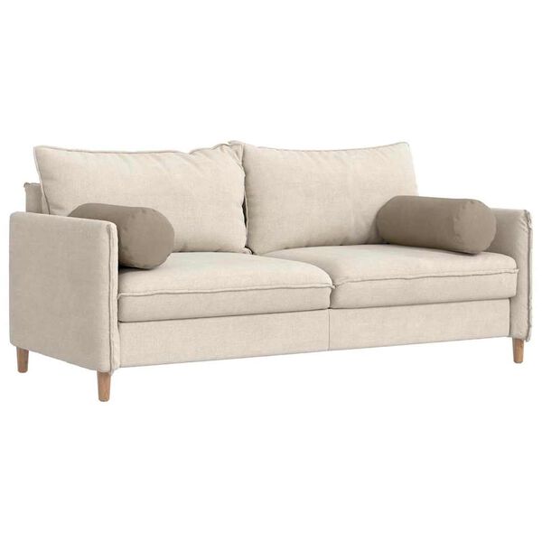 vidaXL Cuscini a rullo 2 pcs Talpa Ø 25 x 70 cm Tessuto in Microfibra