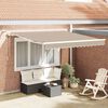 vidaXL Tenda Retrattile Beige 300 x 250 cm Poliestere e Metallo