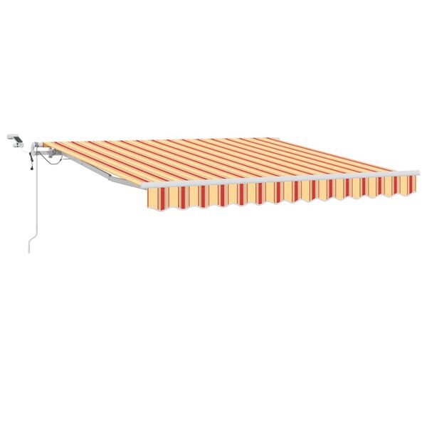 vidaXL Tenda Retrattile Giallo e Arancione 300 x 250 cm