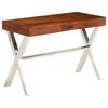 vidaXL Libreria in Legno Acacia con Finitura Ambra 60x30x160 cm