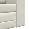 vidaXL Divano letto Crema 98 x 71 x 83 cm Velluto