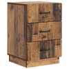 vidaXL Armadio da Notte con cassetto Legno antico 43 x 41 x 63,5 cm