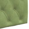 vidaXL Testata appesa Verde chiaro 90 x 55 x 7 cm Velluto