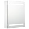 vidaXL Armadietto Bagno con Specchio e LED 50x13,5x60 cm