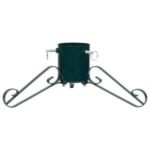 vidaXL Base per Albero di Natale Verde 58x58x21 cm