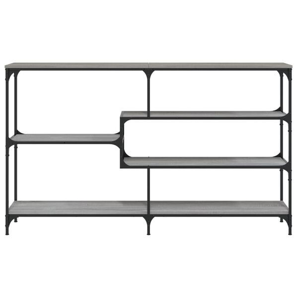 vidaXL Tavolo Consolle Grigio Sonoma 160x32x95 cm in Legno Multistrato