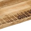 vidaXL Piano Tavolo Bordi Vivi 90x40x2,5cm Legno Massello Mango Grezzo