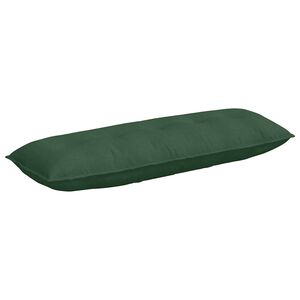 vidaXL Cuscino per Schiena Verde Giungla 140 x 50 cm Tessuto in Cords