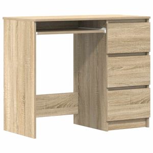 vidaXL Scrivania Rovere Sonoma 90x45x76 cm in Legno Multistrato