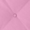 vidaXL Cuscino per Schiena Rosa 120 x 19 x 50 cm Tessuto