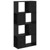 vidaXL Set mobile TV Nero 60 x 24 x 125,5 cm Legno multistrato