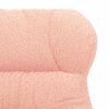 vidaXL poltrona Rosa 69 x 74 x 93 cm Tessuto Sherpa