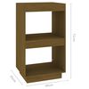 vidaXL Libreria Marrone Ambra 40x35x71 cm in Legno Massello di Pino