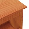vidaXL Panca da Ingresso Marrone Cera 100x28x45 cm Legno Massello Pino