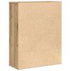 vidaXL Libreria Rovere Artigianale 60x24x76,5 cm in Legno Multistrato