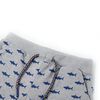 Pantaloncini per Bambini con Coulisse Grigio Chiaro M&eacute;lange 140