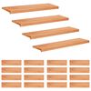 vidaXL Tappeti per scale 20 pz 90 x 25 x 2 cm Vernice