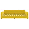 vidaXL Divano Letto con Letto Estraibile Giallo 90x200 cm in Velluto